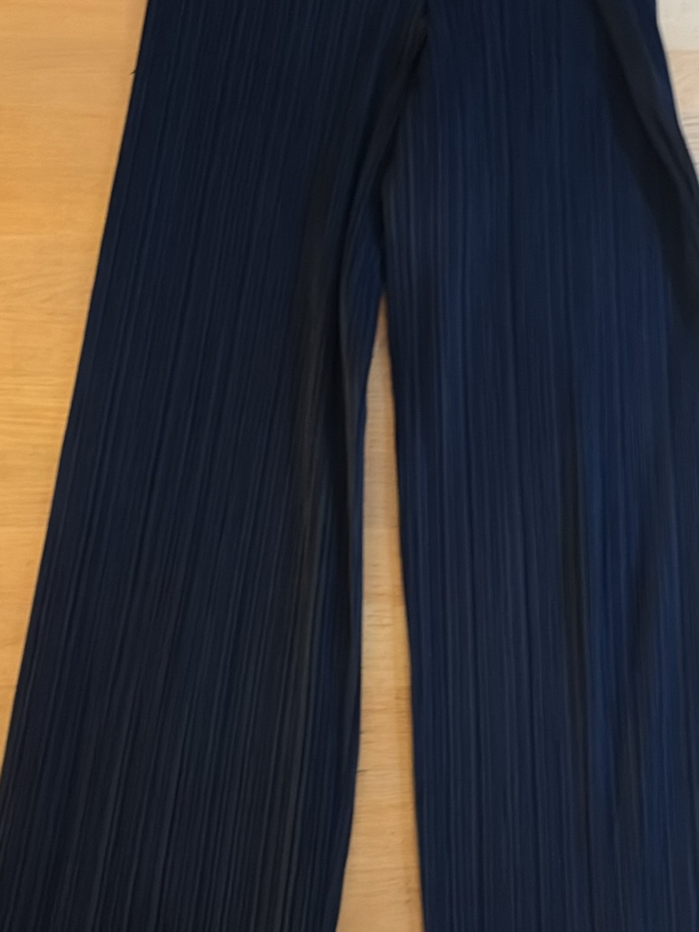 Issey Miyake Pleats Please Navy Pants